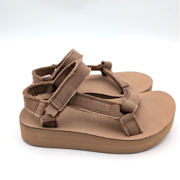 Teva Flatform Universal Sandals Women's Hook & Loop Sand Dune Size US6 EU37 - Picture 3 of 14